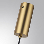 Подвесной светильник с плафоном в форме цилиндра из алебастра Cryptocrystalline Stone варинант исполнения - 4 | Loft Concept в Воронеже