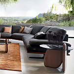 Дизайнерский журнальный стол c круглой столешницей на фигурном основании Usake варинант исполнения - 1 | Loft Concept в Воронеже