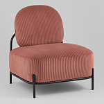 Кресло Стоун велюр рельефный коралловый варинант исполнения - 1 | Loft Concept в Воронеже