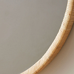 Зеркало круглое в раме из ротанга Wickerwork варинант исполнения - 2 | Loft Concept в Воронеже