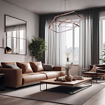 Люстра с 3-мя подвесами в виде шестиугольников Hexagon Horizontal варинант исполнения - 8 | Loft Concept в Воронеже