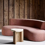 Дизайнерский журнальный стол полукруглой формы Pokun варинант исполнения - 4 | Loft Concept в Воронеже