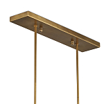 Люстра прямоугольная из толстого литого стекла Cast Glass варинант исполнения - 5 | Loft Concept в Воронеже