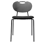 Стул с мягким сиденьем черный Stool Loft Black варинант исполнения - 1 | Loft Concept в Воронеже