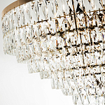 Люстра с прямоугольными хрустальными подвесками Lunet Crystal Rectangulars Chandelier 18 варинант исполнения - 2 | Loft Concept в Воронеже