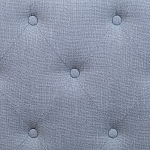 Изголовье кровати серое с мягкой обивкой из рогожки Emma Headboard варинант исполнения - 3 | Loft Concept в Воронеже