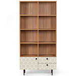 Широкий стеллаж с принтом Elise Rack варинант исполнения - 11 | Loft Concept в Воронеже