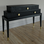 Премиальная Консоль с тремя ящиками Elsa Dreams Black варинант исполнения - 1 | Loft Concept в Воронеже