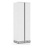 Двухдверный шкаф белого цвета Strict Lines варинант исполнения - 2 | Loft Concept в Воронеже