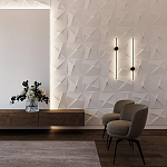 Гипсовая 3D Панель D-01 варинант исполнения - 1 | Loft Concept в Воронеже