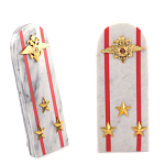 Сувенир Погон МВД из натурального камня мрамор Souvenir Epaulets варинант исполнения - 7 | Loft Concept в Воронеже