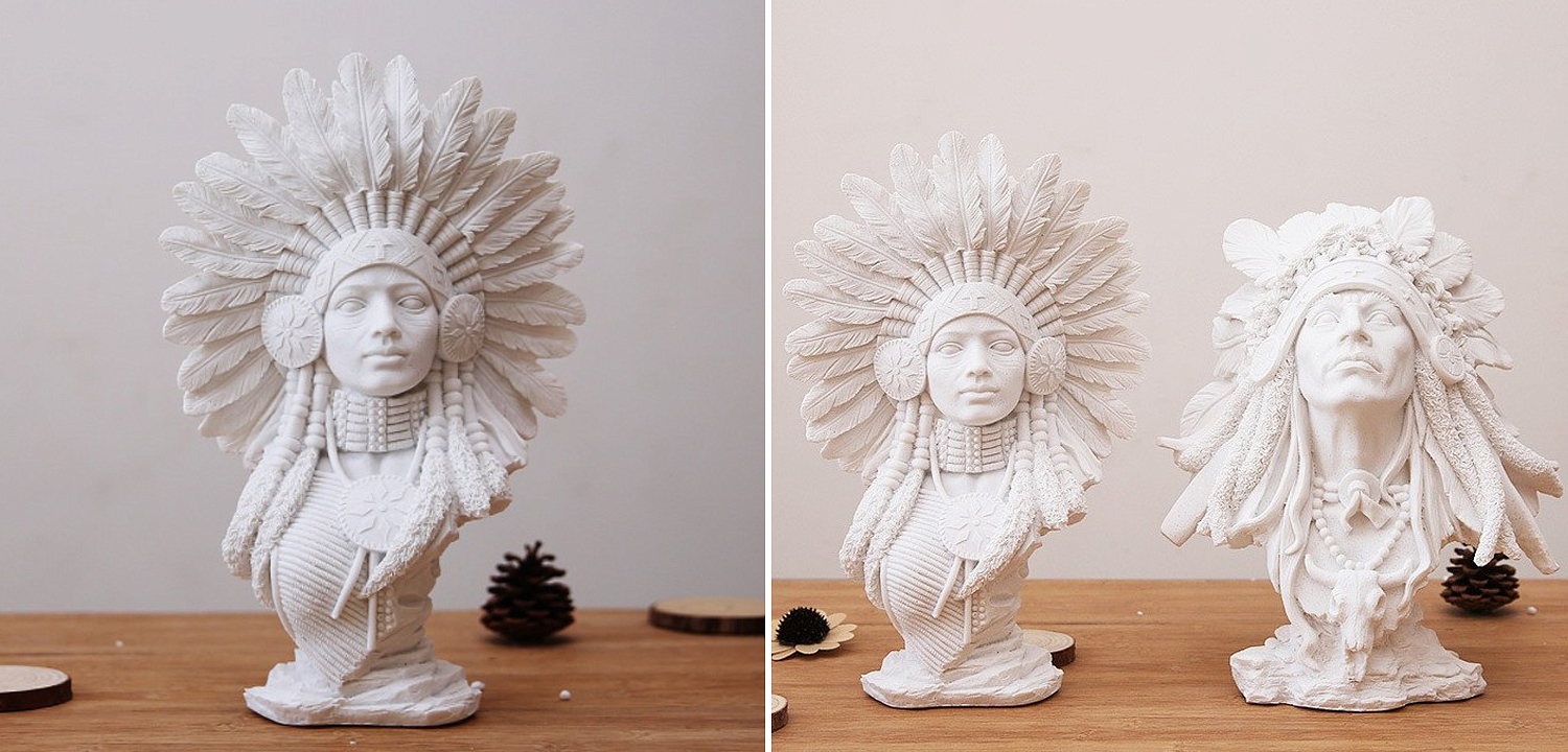 Native american indian figurine B Native american indian figurine B - Loft-Concept в Воронеже