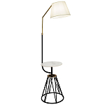 Торшер с абажуром и приставным столом Ottavio Lighting and Furniture Floor Lamp варинант исполнения - 1 | Loft Concept в Воронеже