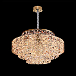 Люстра хрустальная в неоклассическом стиле на золотистом каркасе Majesty варинант исполнения - 6 | Loft Concept в Воронеже