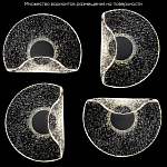 Бра из текстурированного прозрачного стекла с изогнутым краем Textured Glass  варинант исполнения - 6 | Loft Concept в Воронеже
