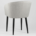 Мягкое кресло на металлических ножках Shaggy Grey варинант исполнения - 5 | Loft Concept в Воронеже