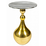 Кофейный столик с мраморной столешницей Sleeve Arabia варинант исполнения - 1 | Loft Concept в Воронеже