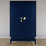 Платяной шкаф Elsa Dreams Blue с 2-мя фасадами варинант исполнения - 5 | Loft Concept в Воронеже