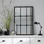 Зеркало-окно Rect Black 90 варинант исполнения - 2 | Loft Concept в Воронеже