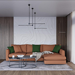 Торшер черного цвета с круглым основанием и вытянутым поворотным плафоном Trumpet tube варинант исполнения - 4 | Loft Concept в Воронеже