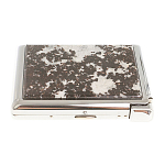 Портсигар на 20 сигарет с газовой зажигалкой из натурального камня Флогопит Stone Cigarettes Cases варинант исполнения - 2 | Loft Concept в Воронеже