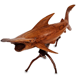 Статуэтка акула-молот деревянная Hammer варинант исполнения - 1 | Loft Concept в Воронеже