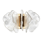 Бра с крупными прозрачными лепестками с рельефной поверхностью Ethereal Bloom варинант исполнения - 1 | Loft Concept в Воронеже