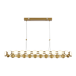 Люстра овальная с круглыми светодиодными источниками света Maxine Light варинант исполнения - 4 | Loft Concept в Воронеже