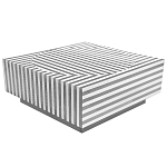 Большой журнальный Стол с инкрустацией Mandika Bone Inlay Coffee Table варинант исполнения - 1 | Loft Concept в Воронеже