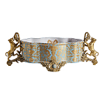 Чаша с орнаментом на бронзовых ножках в виде львов Eden Garden варинант исполнения - 3 | Loft Concept в Воронеже