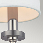 Бра для ванных комнат с белым тканевым цилиндрическим плафоном Feiss варинант исполнения - 2 | Loft Concept в Воронеже