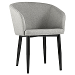 Мягкое кресло на металлических ножках Shaggy Grey варинант исполнения - 1 | Loft Concept в Воронеже