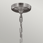 Люстра двухъярусная с белыми матовыми стеклянными плафонами в форме винных бокалов Feiss варинант исполнения - 6 | Loft Concept в Воронеже