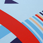 Подушка декоративная из хлопка по мотивам нанайских орнаментов Ural and Siberian Patterns варинант исполнения - 4 | Loft Concept в Воронеже