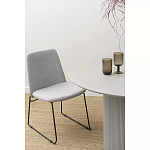 Стул мягкий светло-серый Chair Gray Runners варинант исполнения - 9 | Loft Concept в Воронеже