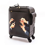 Чемодан дорожный SELETTI Travel Kit Trolley Lipstick Black варинант исполнения - 3 | Loft Concept в Воронеже