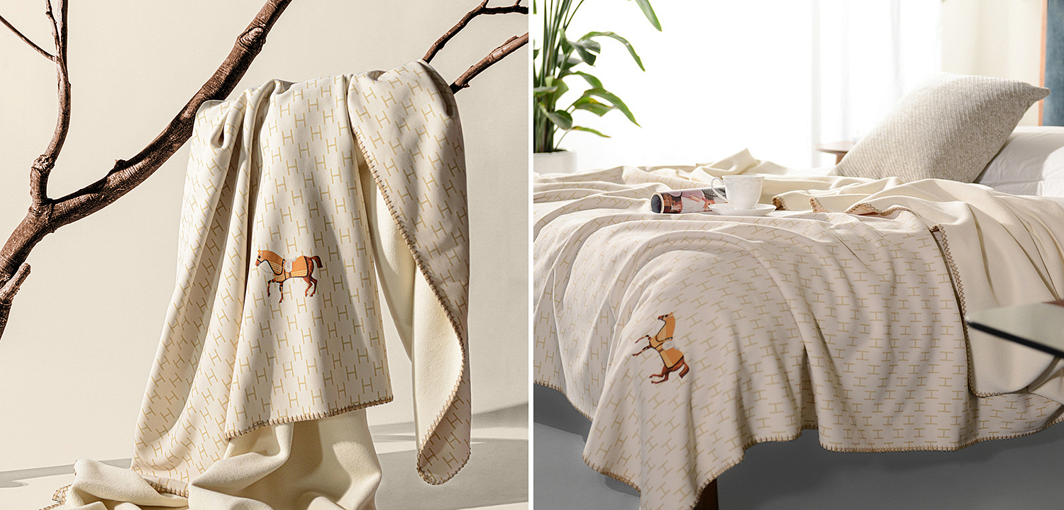 Плед Hermes Pattern Horse Plaid Плед Hermes Pattern Horse Plaid - Loft-Concept в Воронеже