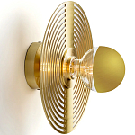 Бра в виде металлического диска Amadis Gold Wall Lamp варинант исполнения - 2 | Loft Concept в Воронеже