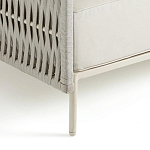 Диван садовый с плетеными ремешками и спинкой  Kleo варинант исполнения - 4 | Loft Concept в Воронеже