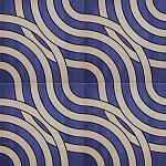 Дизайнерская плитка с узором Круги  варинант исполнения - 1 | Loft Concept в Воронеже