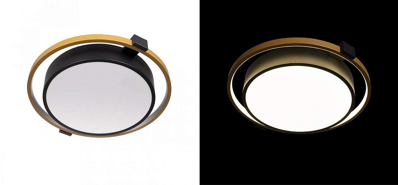 Потолочный светильник Gold Round Saturn Потолочный светильник Gold Round Saturn - Loft-Concept в Воронеже