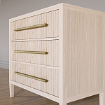 Комод Primo с 3 выдвижными ящиками Светлый дуб варинант исполнения - 2 | Loft Concept в Воронеже