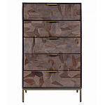 Высокая тумба с выдвижными ящиками Mosaic варинант исполнения - 1 | Loft Concept в Воронеже