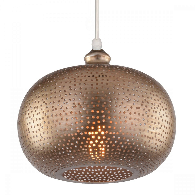 Подвесной светильник perforation oriental ornament sphere Золотой в Воронеже | Loft Concept 