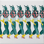 Плитка дизайнерская Фруктовый лес варинант исполнения - 2 | Loft Concept в Воронеже