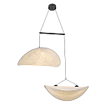 Подвесной светильник с белыми плафонами в форме облака Диаметр 60+60 см Cloud Junction варинант исполнения - 1 | Loft Concept в Воронеже