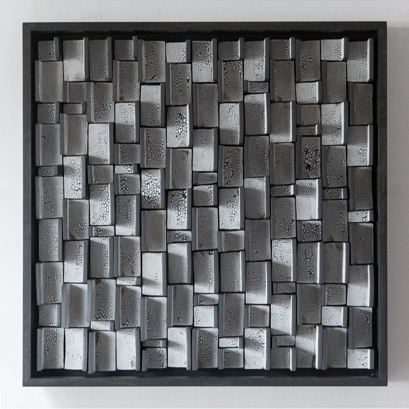 Абстрактное Объемное Панно Industrial panel Travers Coals Серый в Воронеже | Loft Concept 