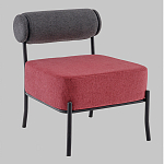 Кресло Ponpoun тёмно-серый бордо варинант исполнения - 1 | Loft Concept в Воронеже