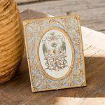 Декоративный постер в раме с рельефным растительным узором арабески New Collection of Arabesques Poster варинант исполнения - 5 | Loft Concept в Воронеже