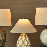 Настольная лампа с волнистым узором и абажуром в форме конуса Macrame варинант исполнения - 4 | Loft Concept в Воронеже